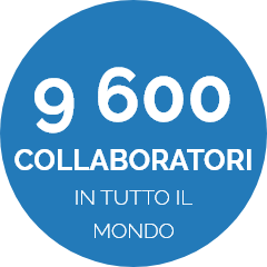 9 600 COLLABORATORI IN TUTTO IL MONDO